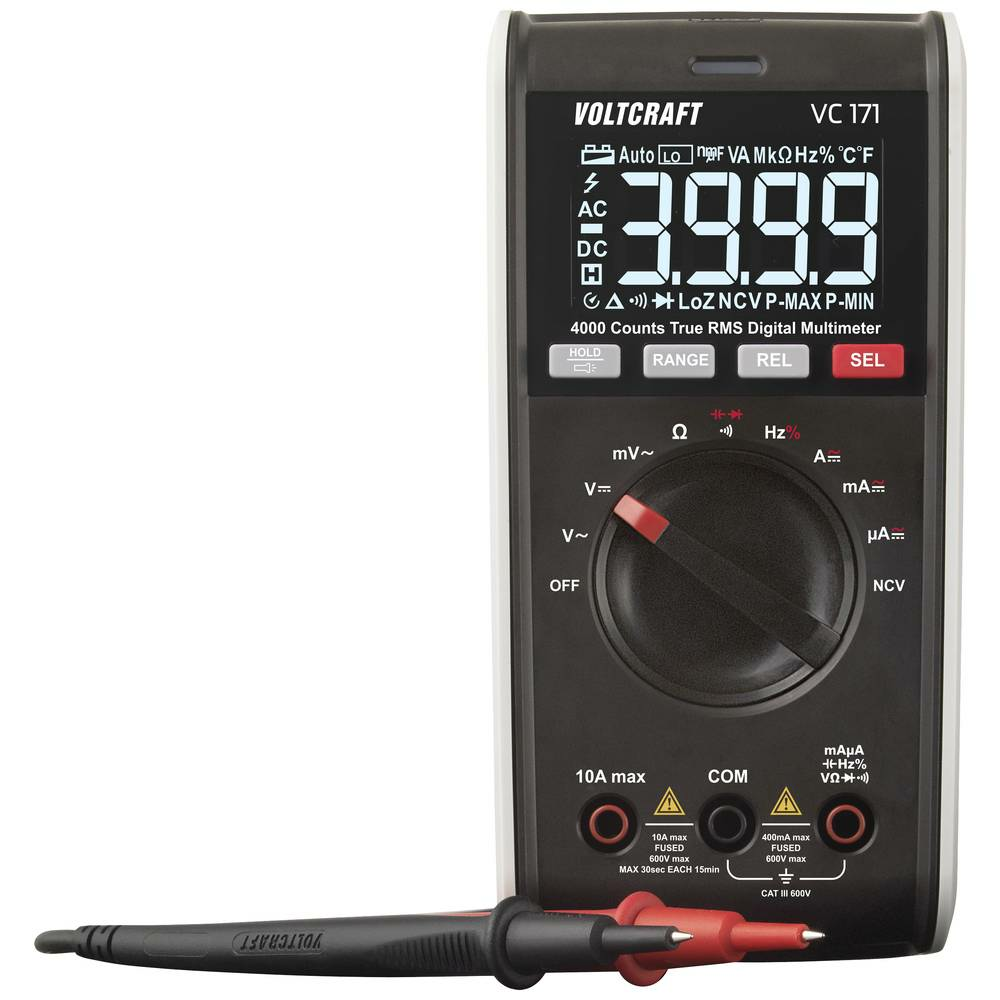 B-Ware Voltcraft Vc171 Hand Multimeter Digital Cat Iii 600 V Multimeter Messgeräte Hand