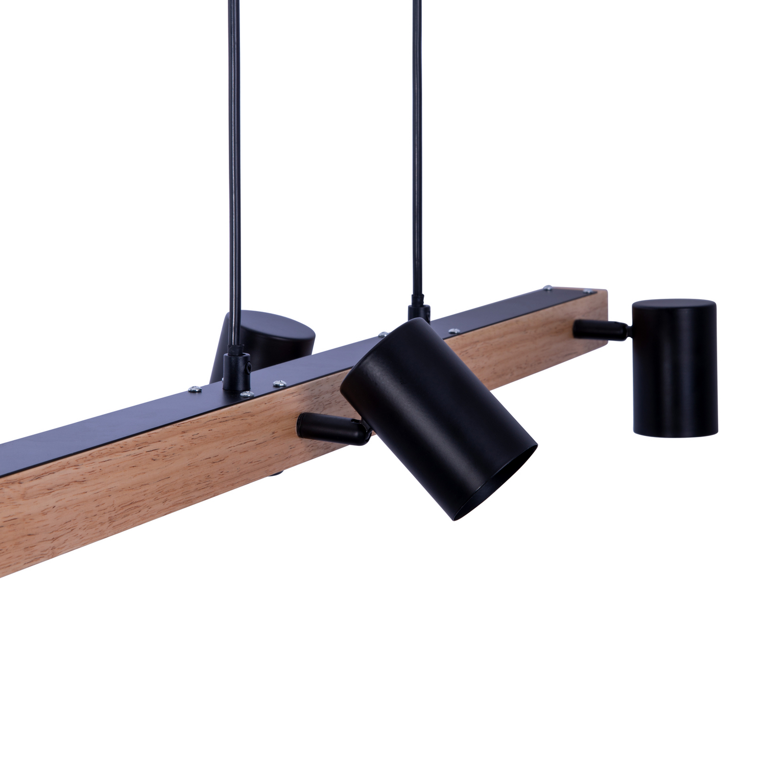 Näve Hängelampe Frida Mit Vier Spots Schwarz Holz Hell Deckenlampe Lampe Leuchte B-Ware - 4003222887646