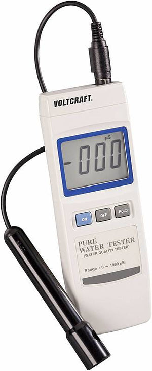 B-Ware Voltcraft Leitfähigkeits Messgerät Wa 100 Atc 3 % Messgerät 0 1999 µs Kalibri800