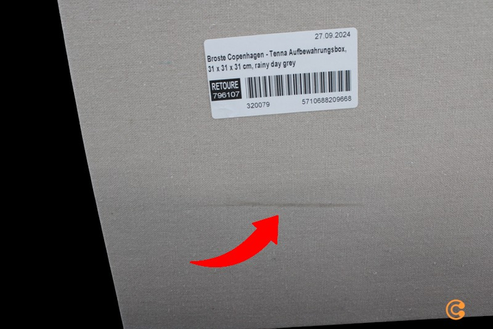 Broste Copenhagen Aufbewahrungsbox Tenna Box 31 x 31 x 31 cm SIEHE TEXT/FOTO