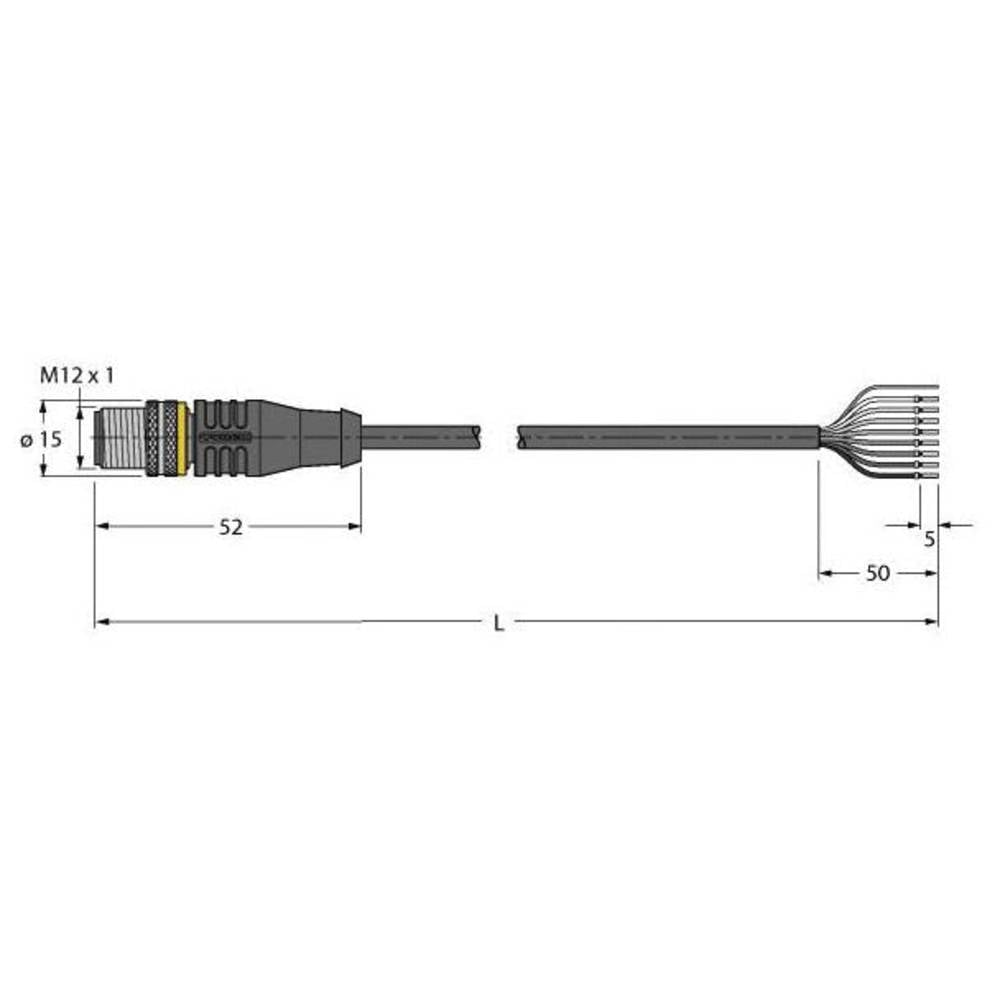 Turck 6625466 Sensor-/Aktor-Anschlussleitung Leitung Anschlusskabel Kabel