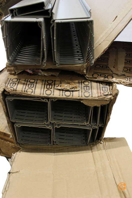 B-Ware Obo Bettermann 6178439 Verdrahtungskanal 2000 X 75 X 100mm Gehäuse 12 Stück