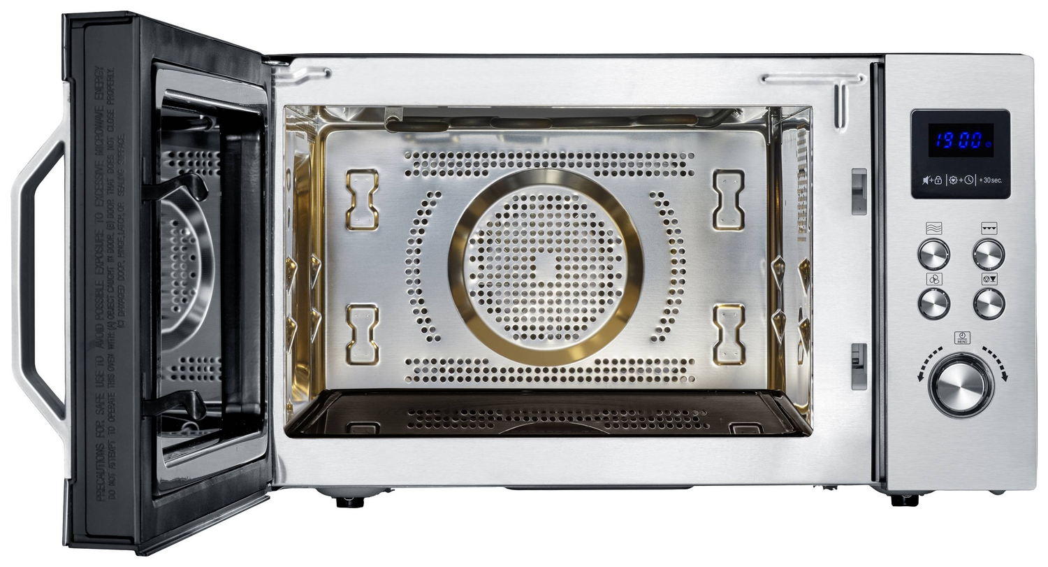 B-Ware Severin Mw 7777 Mikrowelle Ultra Heißluft Grillfunktion Glasboden