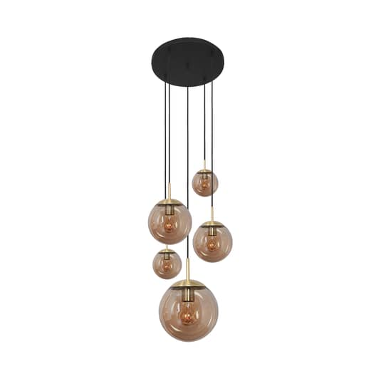 Steinhauer Glas Hängeleuchte Bollique Hängelampe Deckenlampe Lampe Leuchte 5 568 B-Ware