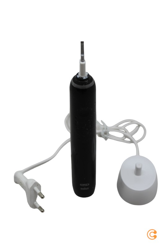 C-Ware Oral B 3000 Black Jas22 Elektrische Zahnbürste Zahnpflege Elektrozahnbürste