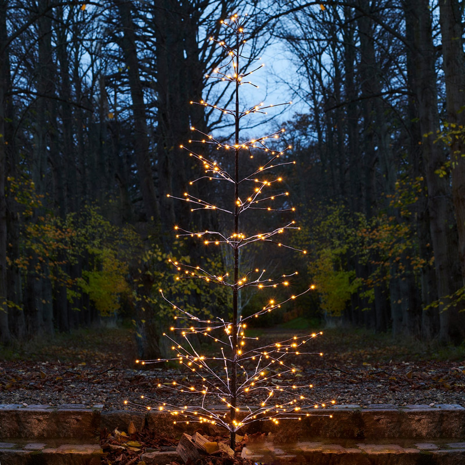 B-Ware Sirius Verschneit Glitzernder Led Baum Isaac Garten Weihnachtsdeko Feiertagsdeko