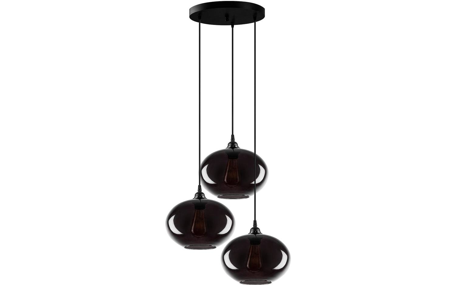 B-Ware Goossens Lamp Smoked Hängelampe Hängeleuchte Lampe Leuchte Pendelleuchte Licht