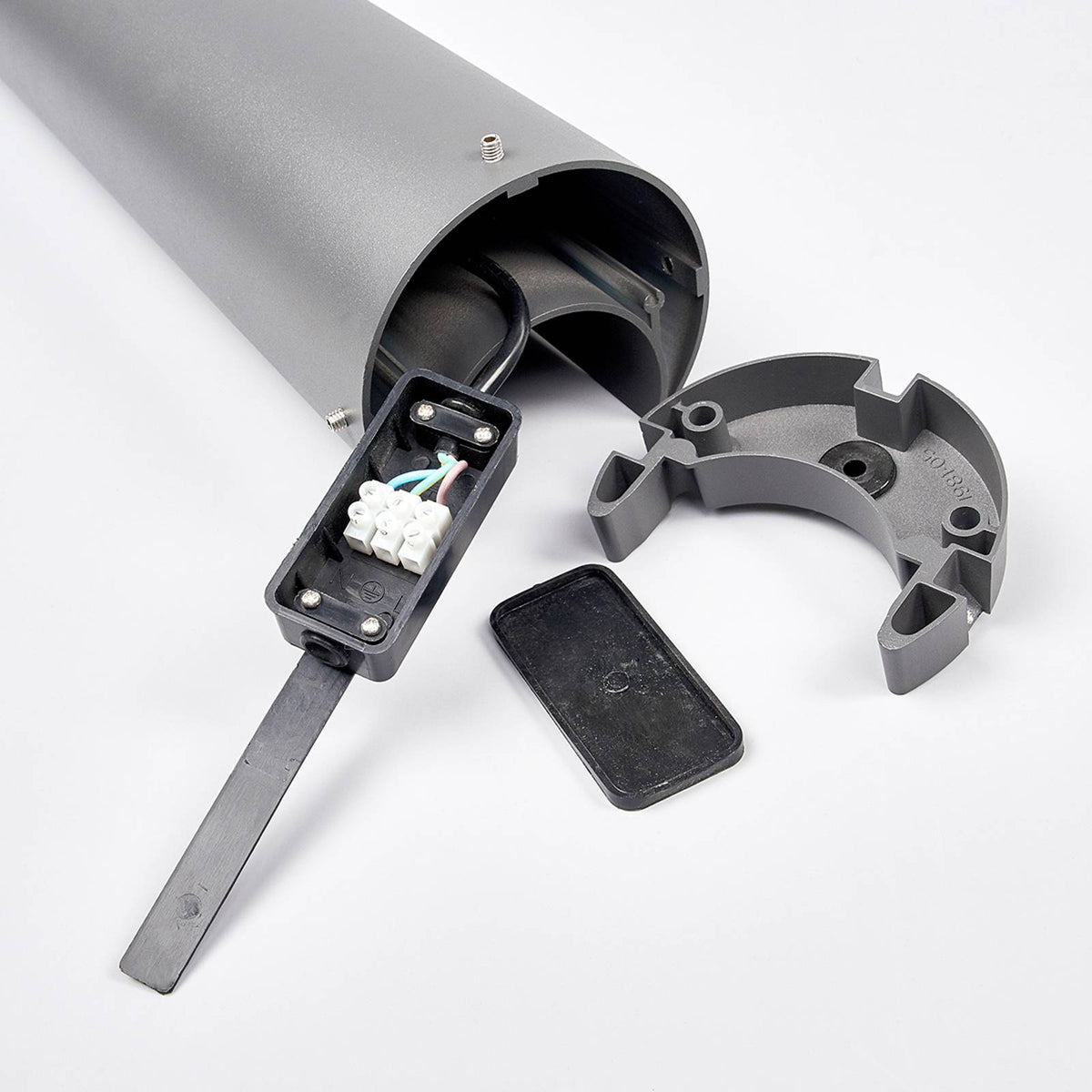 Lucande Wegeleuchte Gartenlampe LED Außenleuchte Jaron grafitgrau IP54 65 cm - 4251096507256