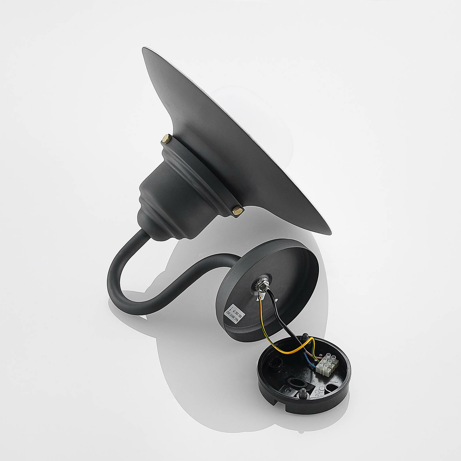 B-Ware Lindby Roisin Außen Wandleuchte Wandleuchte Außenlampe Lampe E27 Stahl Leuchte