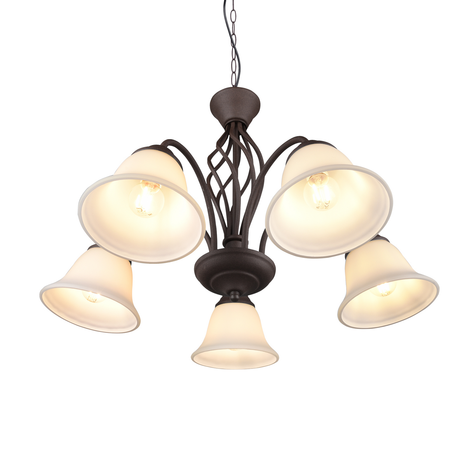 B-Ware Trio Lighting Rustica Hängeleuchte Hängelampe Leuchte Lampe Pendelleuchte Licht