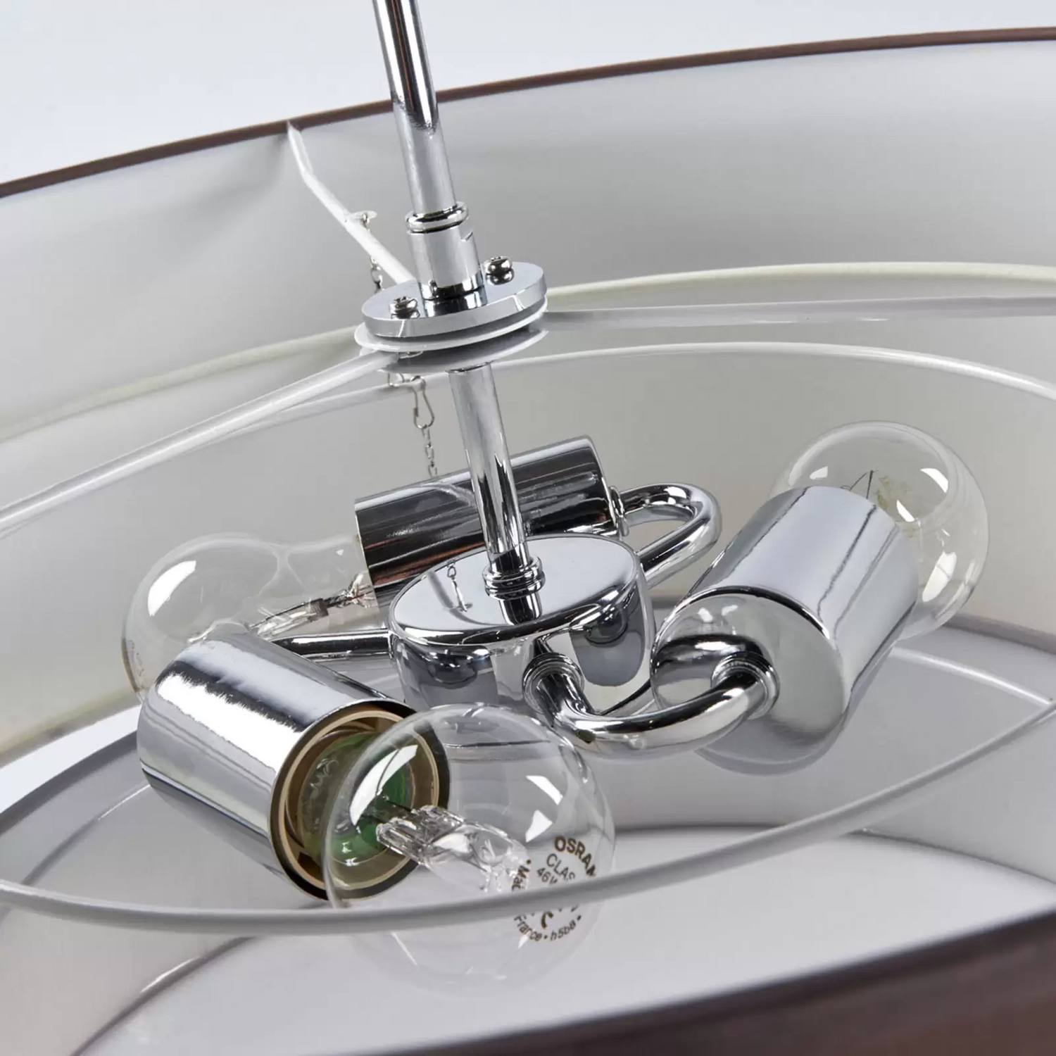 B-Ware Lindby Deckenlampe Melia Deckenlampe Deckenlicht Leuchte Lampe Braun Grau