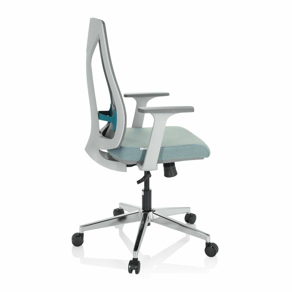 B-Ware Hjh Office Bürostuhl Drehstuhl Halifax Stoff Netzstoff Mint 652