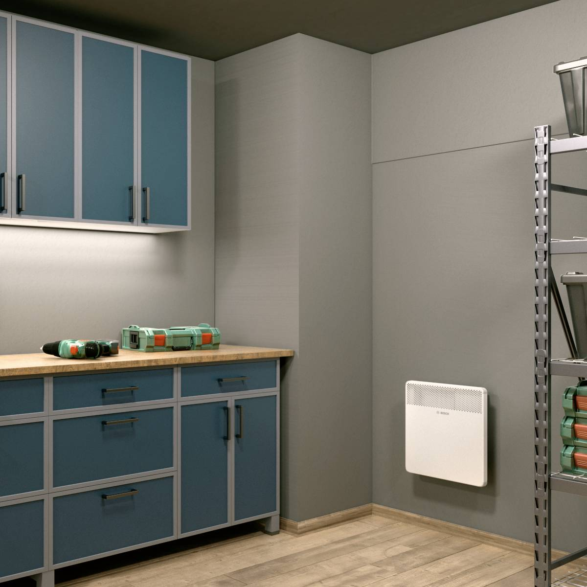 B-Ware Bosch 7738336937 Konvektor Heizung Elektroheizung Heizstrahler Defektware