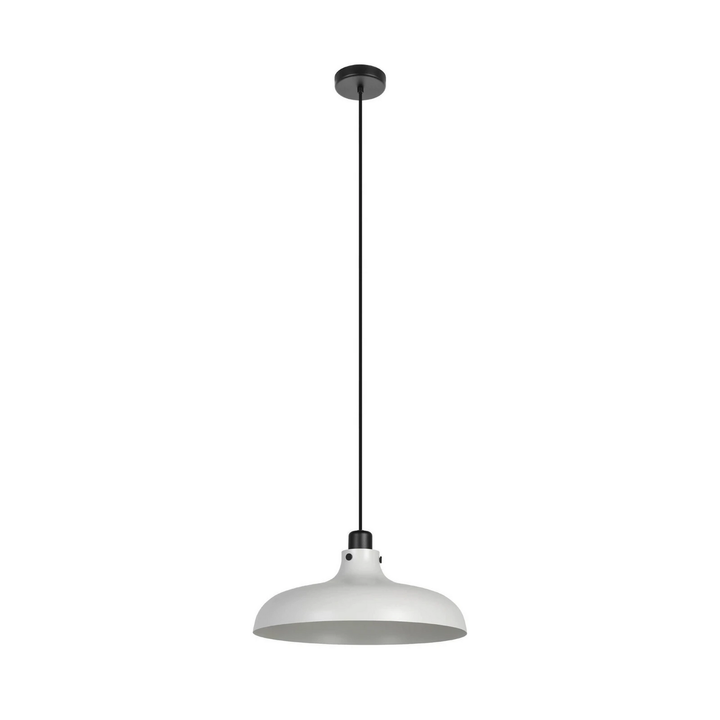 EGLO Hängeleuchte Matlock Hängelampe Deckenlampe Lampe Ø38 cm grau schwarz Stahl