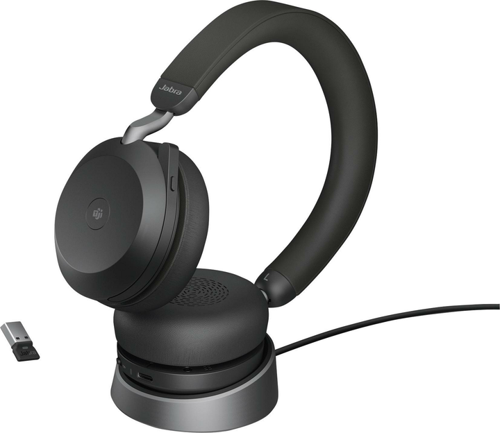 Jabra Evolve2 Telefon Over Ear Headset Kopfhörer BT/WIRED Schwarz SIEHE TEXT