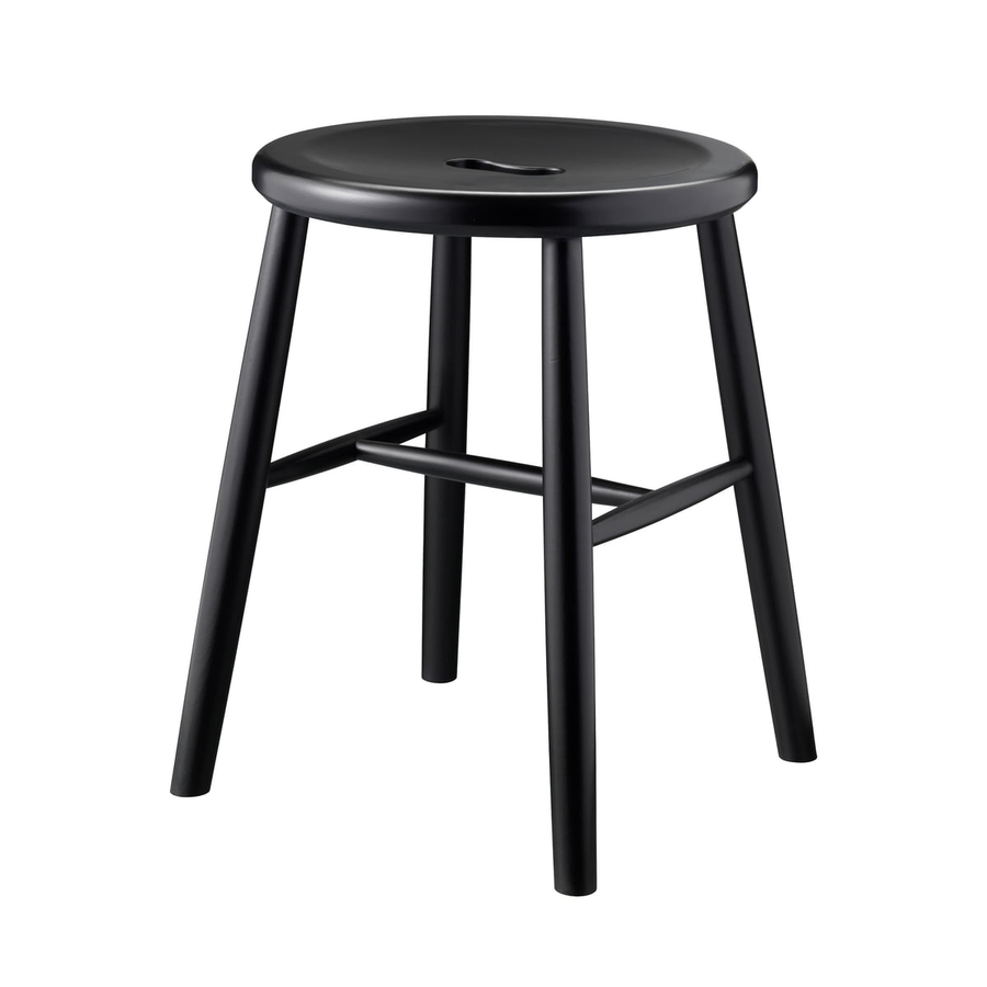 Fdb Møbler J27 Hocker Buche Schwarz Barhocker Sitzhocker Buche 45 Cm B-Ware - 5700383587017