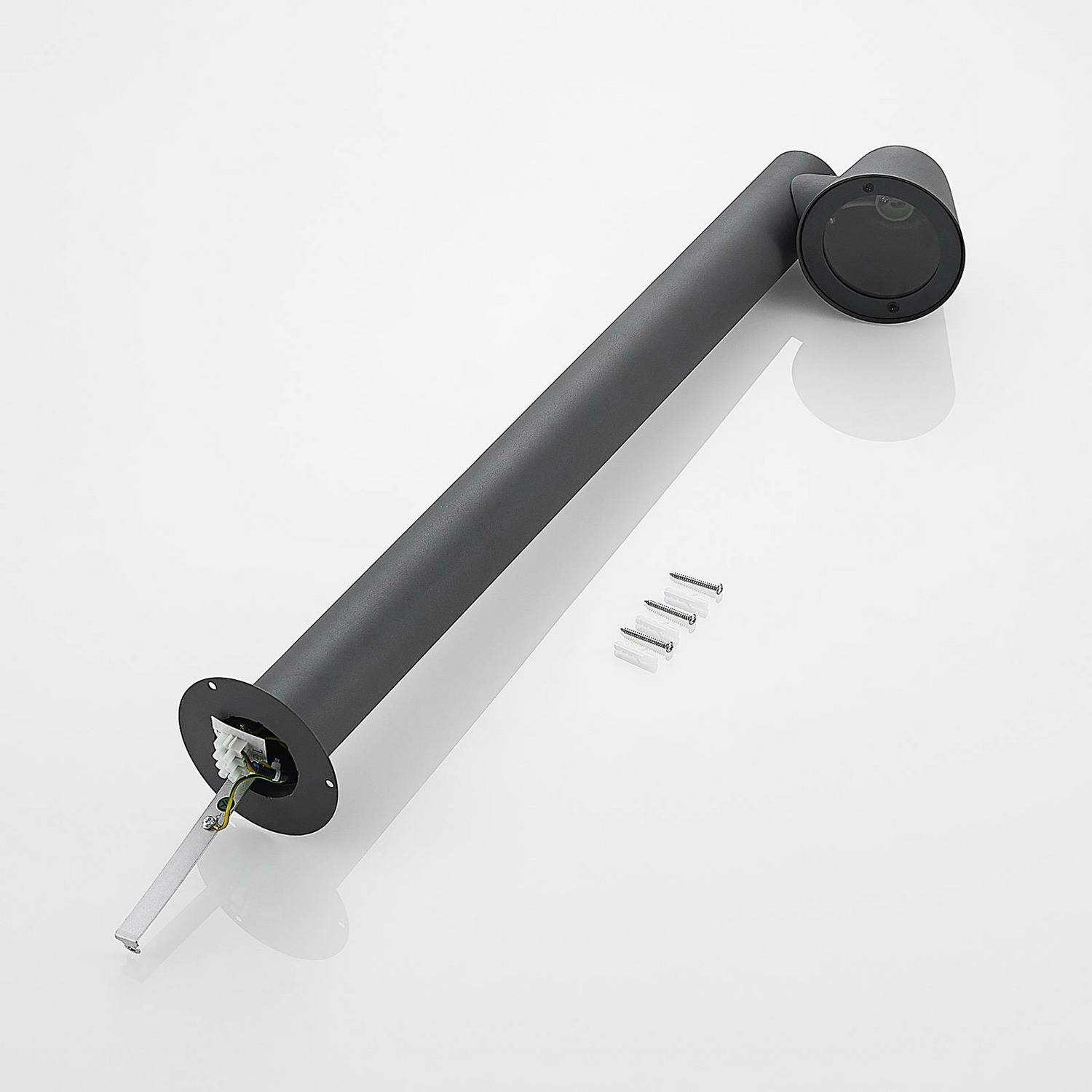 B-Ware Lindby Ileyna Pollerleuchte Wegeleuchte Gartenleuchte Lampe Gu10 Alu Dunkelg203