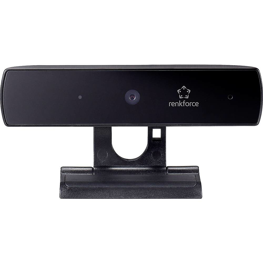 Renkforce RF-WC1080P Full HD-Webcam PC 1920 x 1080 Pixel Klemm-Halterung