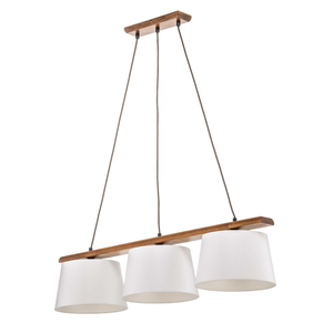 B-Ware Euluna Hängeleuchte Sweden Hängeleuchte Lampe Dreiflammig E27 Nussbaum Eiche361