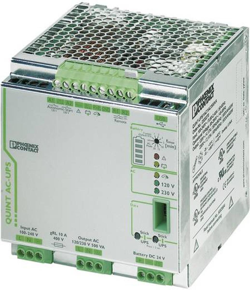Phoenix Contact Industrielle Usv Anlage Quint Ups/ 1 Ac/1 Ac/500 Va Stromverteiler B-Ware