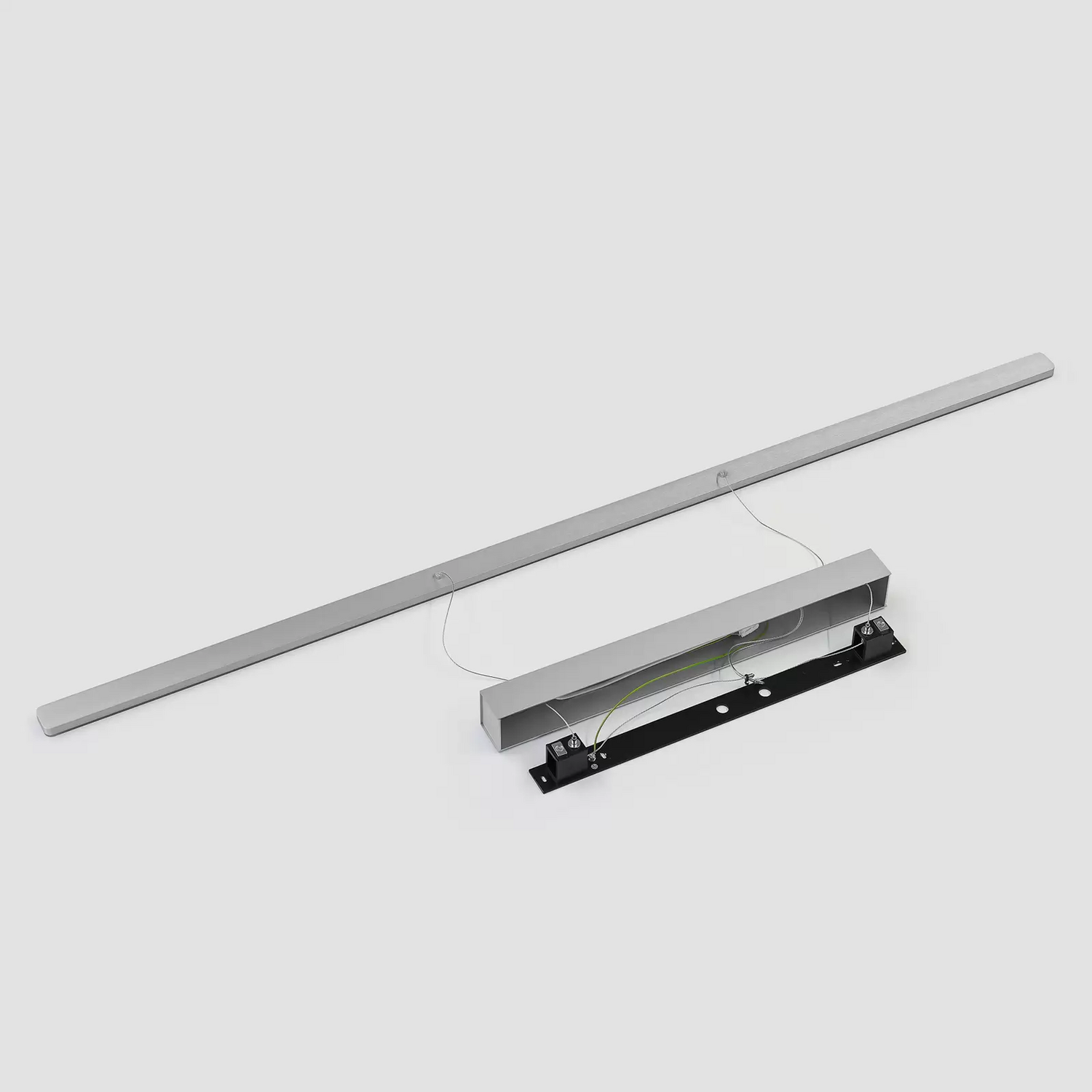 Quitani LED-Pendelleuchte Margita Länge 148 cm silber Deckenlampe DEFEKTWARE
