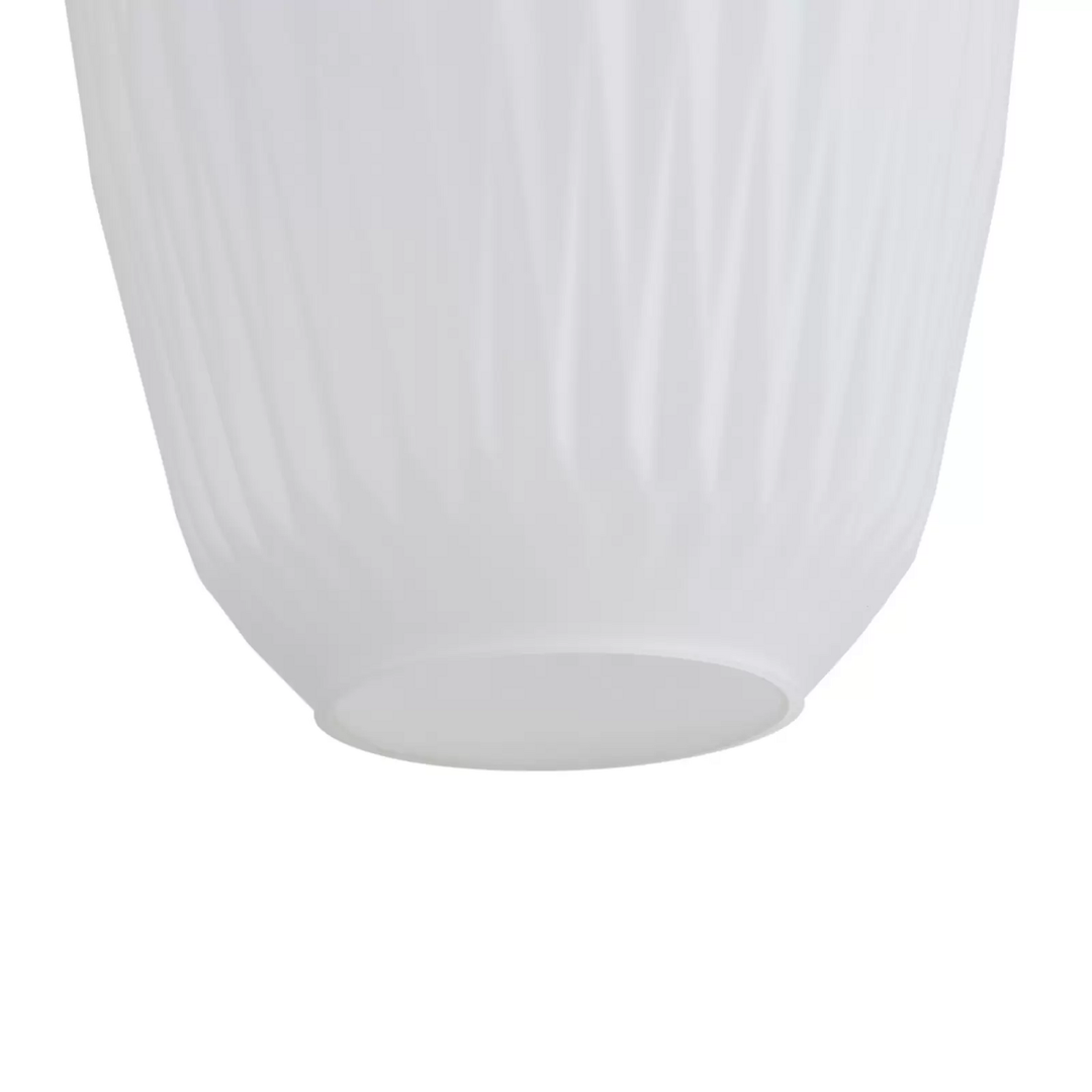 Lucande Hängeleuchte Quinara opal Glas Ø 52 cm Hängelampe Deckenlampe Lampe E27