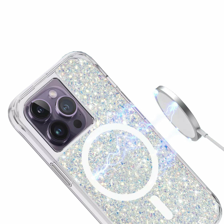 CASE-MATE Twinkle Stardust Backcover Handyhüllen Apple iPhone 14 Plus Glitzer