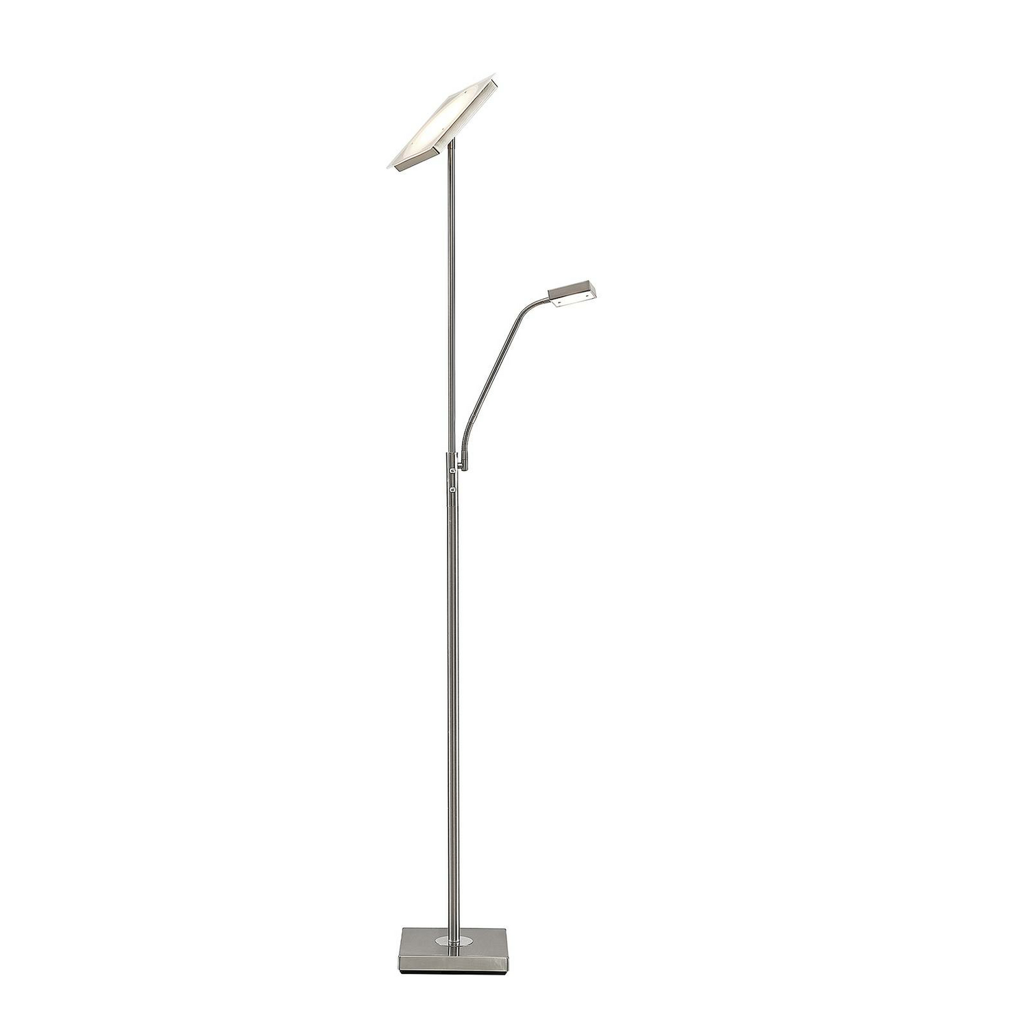 B-Ware Lindby Sumani Led Stehleuchte Stehlampe Standleuchte Standlampe Eckig Nickel734
