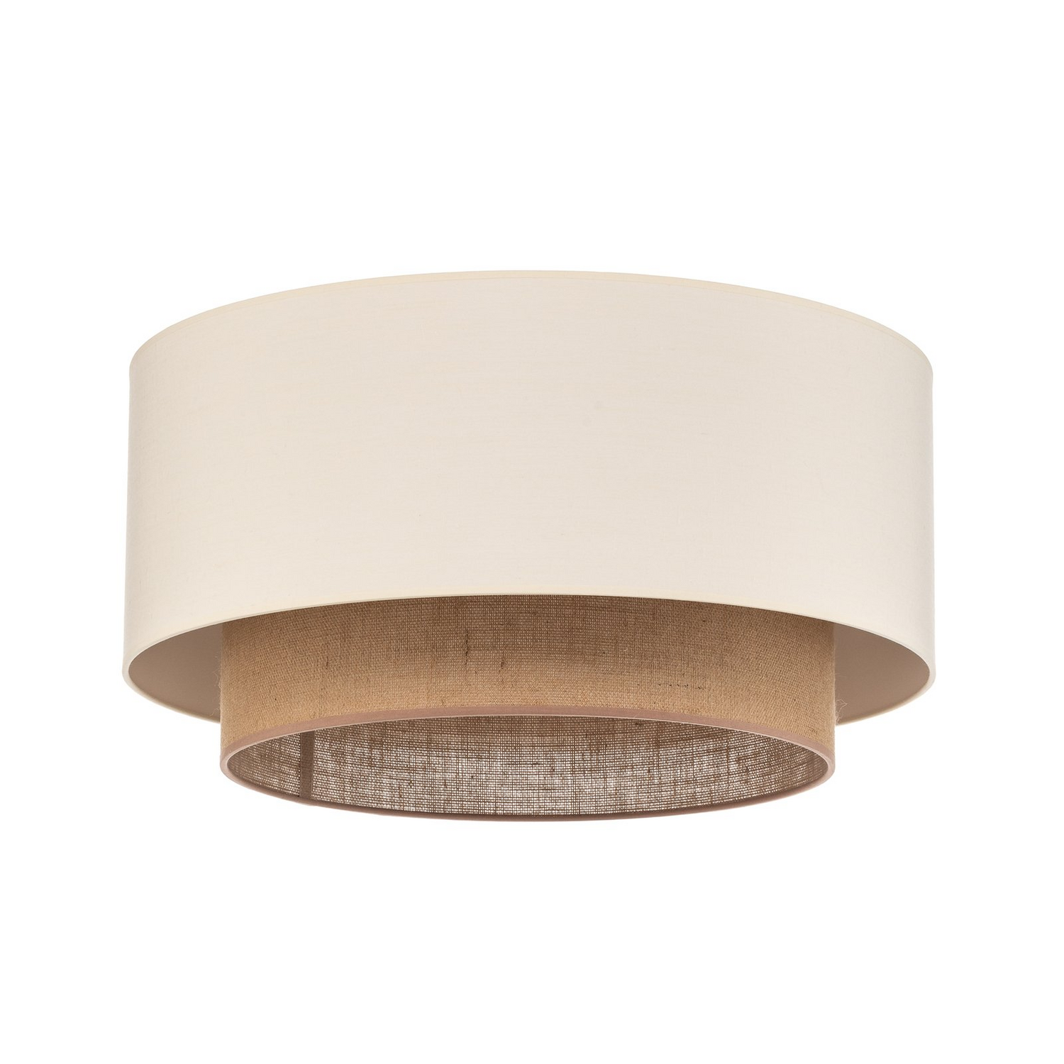 B-Ware Duolla Deckenlampe Boho Deckenlampe Deko Deckenlicht E27 ø 60 Cm Ecru Jute