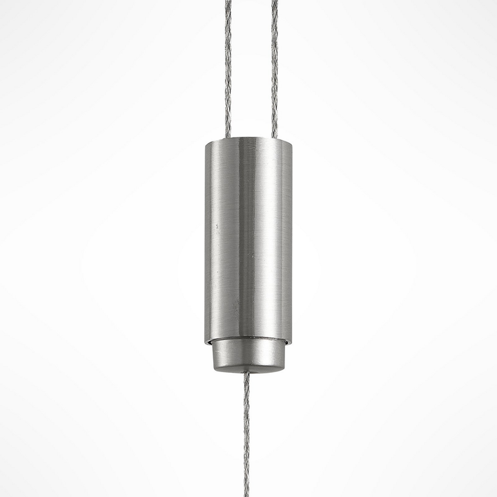 Lindby Phillie LED-Hängeleuchte Hängeleuchte Lampe Leuchte 19 W warmweiß nickel
