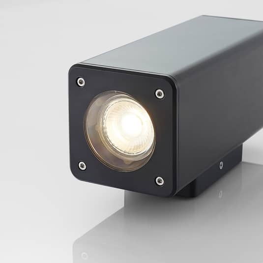 Lindby Nati Außen Wandleuchte Außenwandleuchte Wandleuchte Wandlampe Dunkelgrau B-Ware - 4251096561265