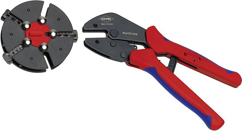 Knipex 97 33 01 Crimpzange Unisolierte Offene Steckverbinder Elektrostahl B-Ware
