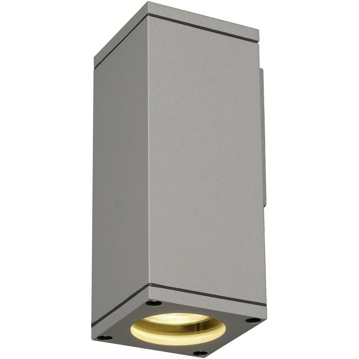 SLV Theo Wall 229524 Außenwandleuchte LED GU10 35 W Silber-Grau Wandlampe Lampe