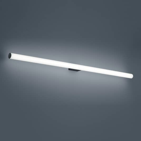 Helestra Spiegelleuchte Badleuchte LED Loom schwarz 120 cm warmweiß Acryl Metall - 4022671109253
