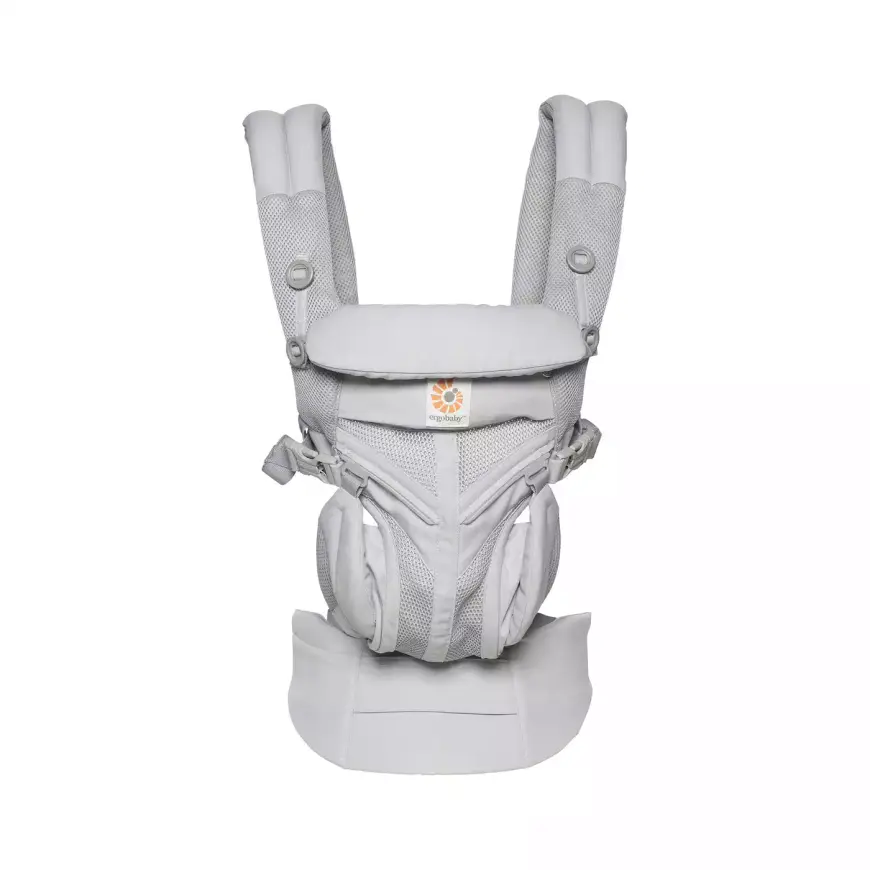 Porte-bébé Ergobaby Omni 360 en maille gris perle, porte-bébé ventral