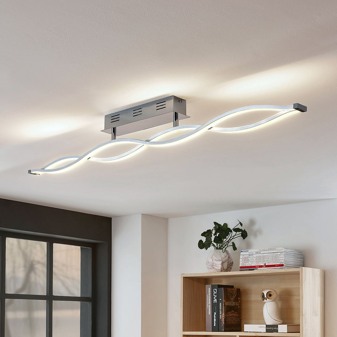 Lucande Led Deckenlampe Roan Lampe Leuchte Warmweiß 40 W Dimmbar Deckenleuchte B-Ware