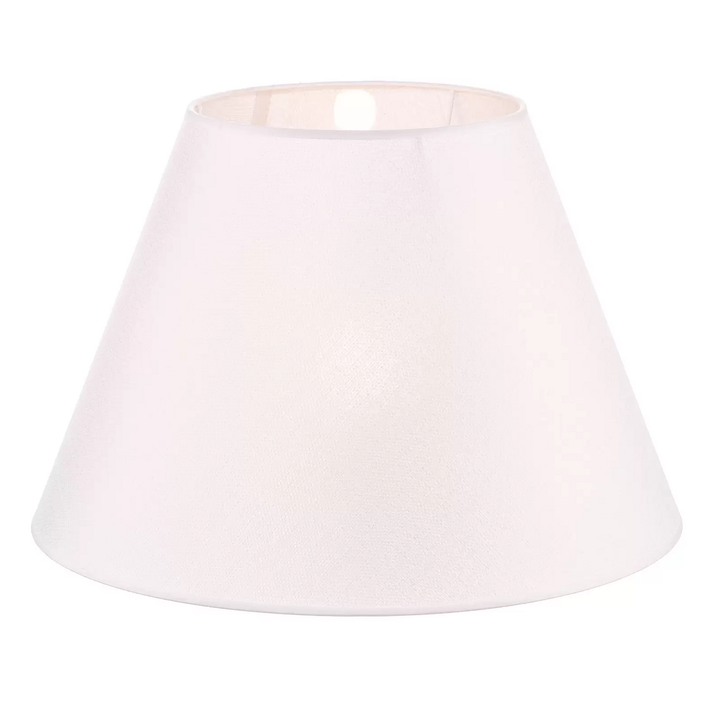 Lampenschirm Sofia Höhe 31 cm veroni weiß Leuchtenschirm Lampen-Zubehör Lampe