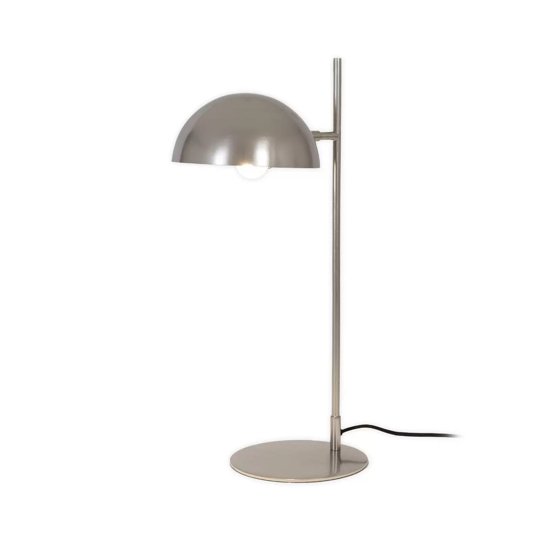 Holländer Tischleuchte Miro silberfarben Höhe 58 cm Eisen Messing Tischlampe