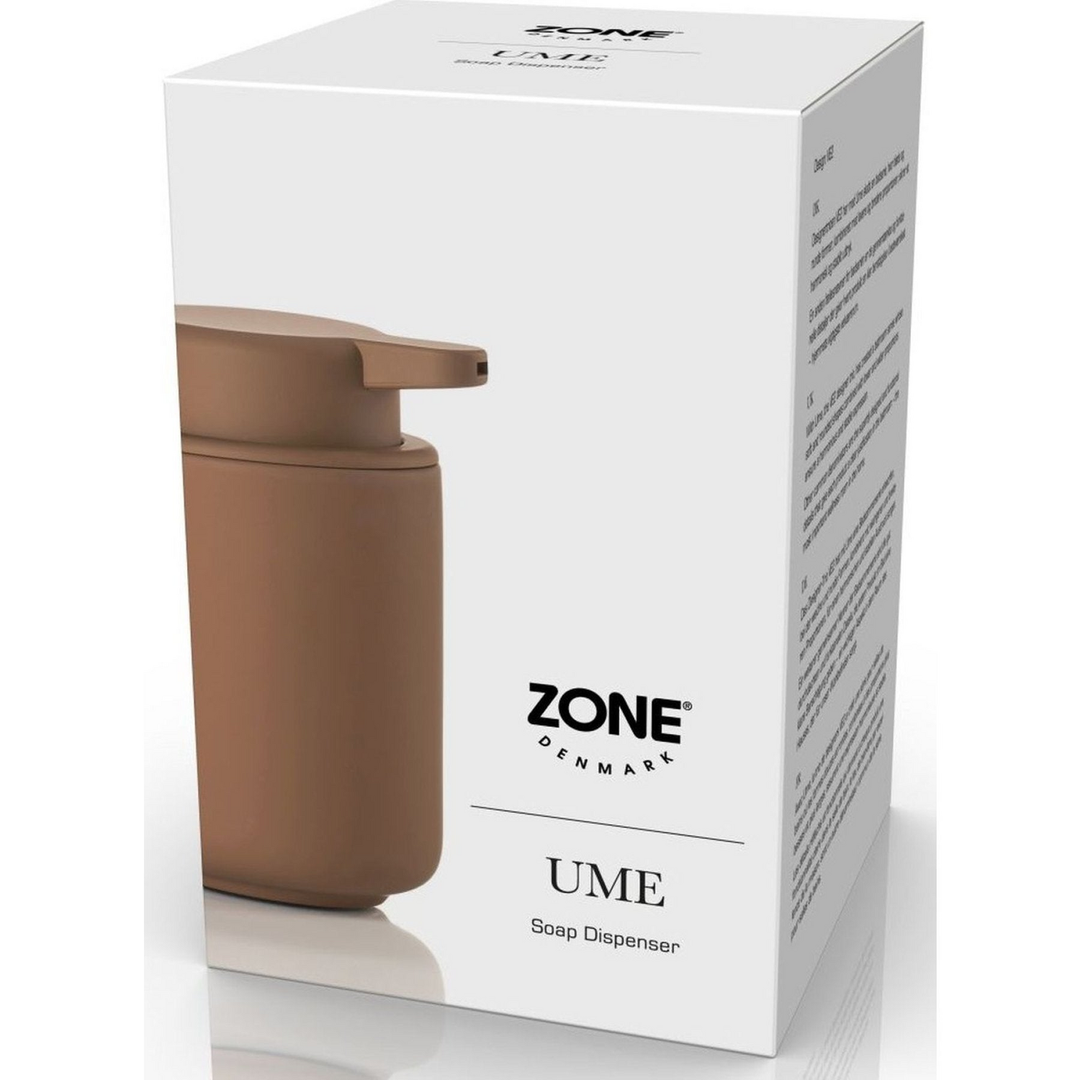 Zone Denmark Ume Seifenspender Seifen-Spender Steinzeug H 12,8 cm terracotta