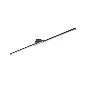 B-Ware Lindby Deckenleuchte Lampe LED Aurendor mattschwarz Aluminium Eisen Kunststof694