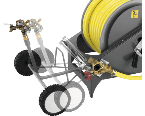 B-Ware Geka Regnerwagen Plus Rw40 Inkl. 40 M Schlauch, Kreis  Und Sektorenregner V 80