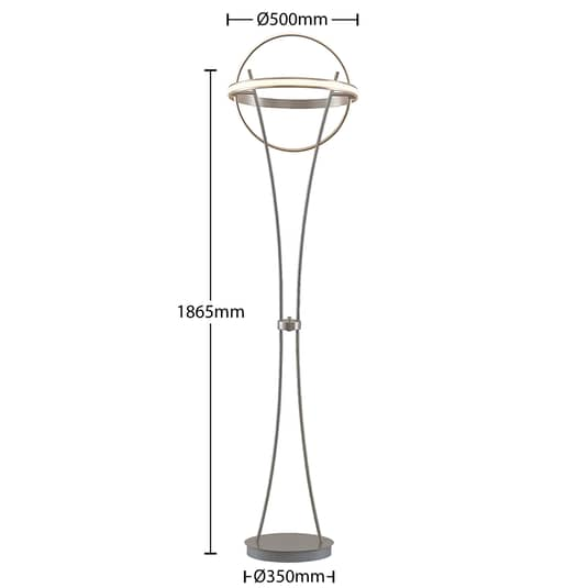 Lindby Berkay Led Stehleuchte Stehlampe Wohnzimmerlampe Leuchte Lampe Ip20 556 B-Ware - 4251096594218
