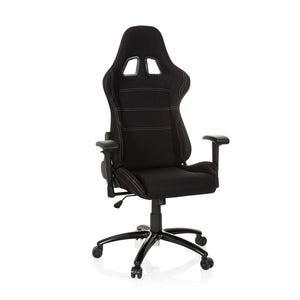 B-Ware hjh OFFICE Gaming Stuhl Bürostuhl GAME FORCE Computerstuhl Stuhl Stoff schwarz