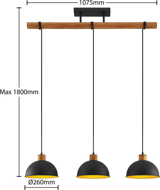 Lindby Flurin Hängeleuchte Deckenlampe Pendelleuchte Wohnzimmerleuchte Leuchte B-Ware - 4251096599930