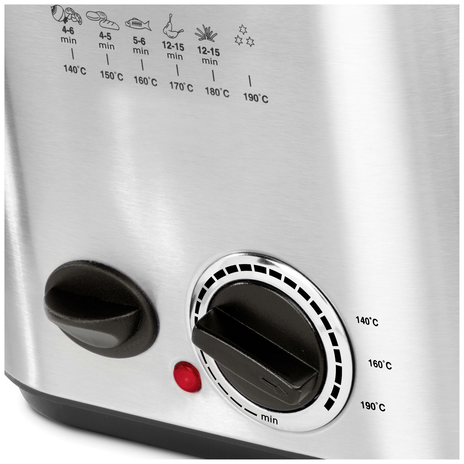 B-Ware Princess Fritteuse 840 W Mini Fritteuse Fondue 6 Fonduegabeln Edelstahl Gebürstet