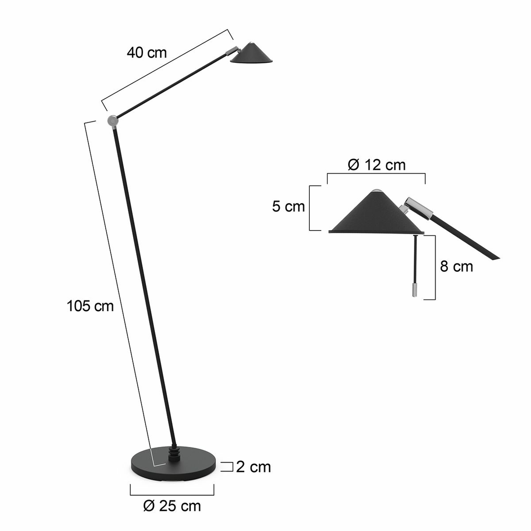 Steinhauer Promotion Stehleuchte Stehlampe Standleuchte Leselampe Lampe Leuchte