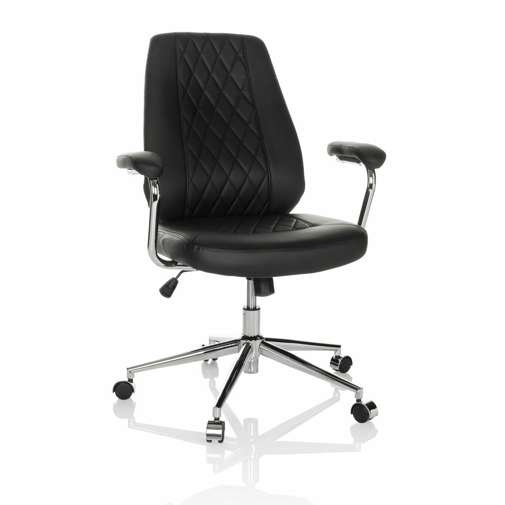 B-Ware Hjh Office Drehstuhl Bürostuhl Theo I Kunstleder Schwarz Chefsessel
