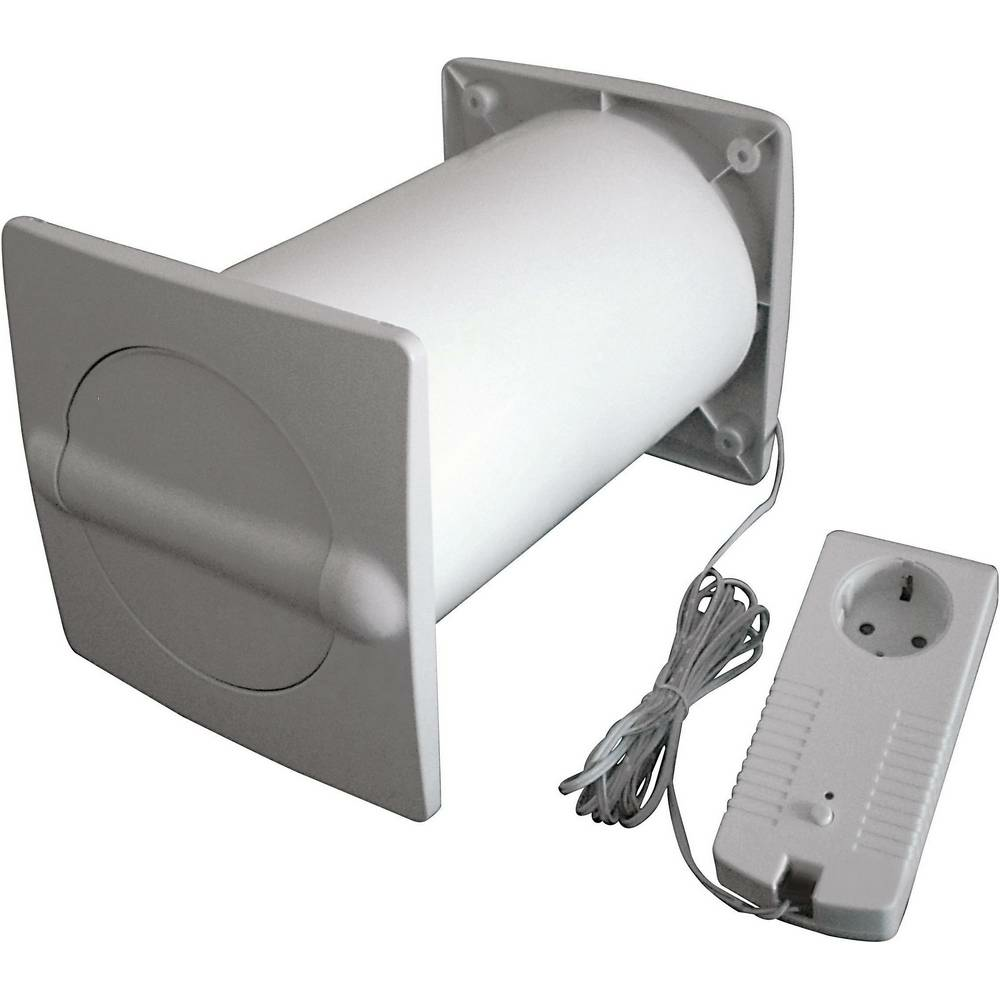 B-Ware Wallair N37215 Energiespar Mauerkasten Abluftventil Kunststoff Für Rohr ø 100 Mm