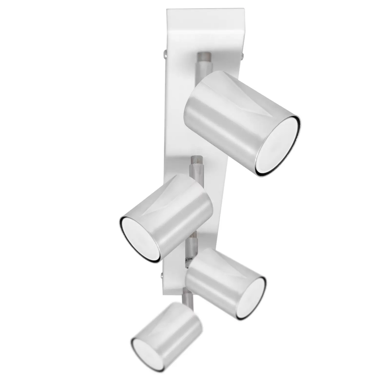 B-Ware Deckenlampe Tune Ii Weiß/Chrom Metall 4 Flammig Länglich Deckenleuchte Lampe