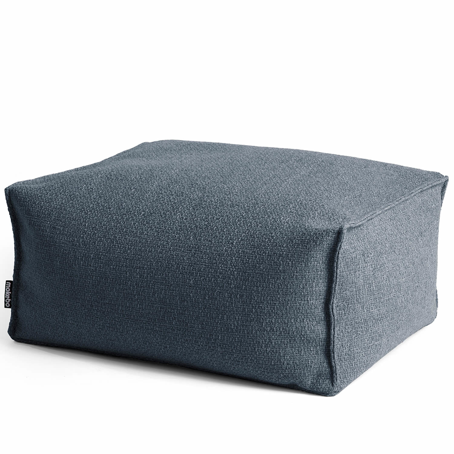 B-Ware Mokebo Der Ruhepouf Pouf Sitzsack 60x45cm Sitzpouf Blaugrau Sitzhocker Sitzkisse - 4260669182677
